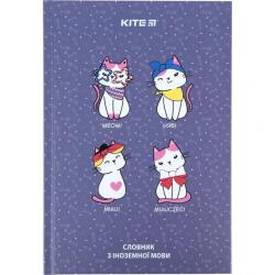 Словник для іноземної мови 60 аркушів Meow Kite K23-407-2