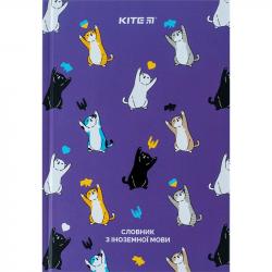 Словник для іноземної мови А5 60 аркушів Kite UA Cats K24-407-1