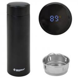 Термос з індикатором температури  Black  450мл Stenson MT-3566BL