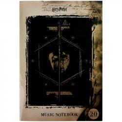 Зошит для нот А4 20 аркушів Harry Potter Kite HP22-404