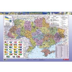 Украина. Политико-административная карта, м-б 1:2 500 000 Картографія Ш-7183