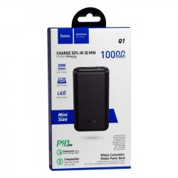 Універсальна Мобільна Батарея (Power bank) Hoco Q1 Kraft fully compatible 10000 mAh (Чорний)