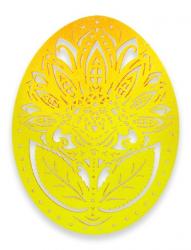 Виріб декоративний Великоднє яйце 30 см жовте Гулівер 120487