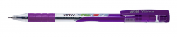 Ручка масляна WIN VISION 0,6мм фіолетова