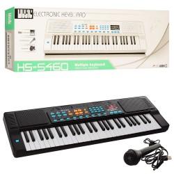 Синтезатор 54 клавіші (мікрофон, запис, USB зарядне, звук), HS5460A