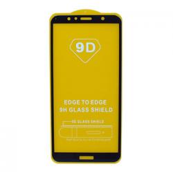 Захисне скло для Huawei Y6 (2018) 9D Glass Shield - чорний