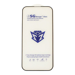 Захисне скло для iPhone 15 Pro SG Stronger - чорний