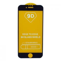 Захисне скло для iPhone 6/7/8/SE2 9D Glass Shield - чорний
