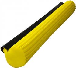 Запаска губка для швабри м'яка 33 см жовтий Eco Fabric EF-3533-SY