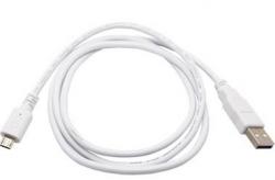 USB Кабель REAL-EL USB2.0 AM-micro USB type B 1m, білий