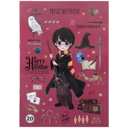 Зошит для нот А4 20 аркушів Kite Harry Potter HP24-404