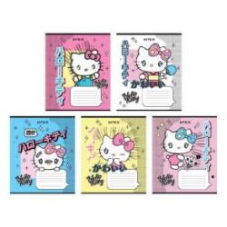 Зошит шкільний 12 аркушів клітинка Hello Kitty Kite HK24-232-1