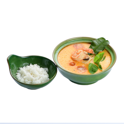 Фото Тай суп на кокосовому молоці з морепродуктами