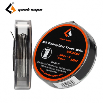 GeekVape SS Caterpillar Track Wire (28GAx4+30GA) 10ft   50см - фото 1