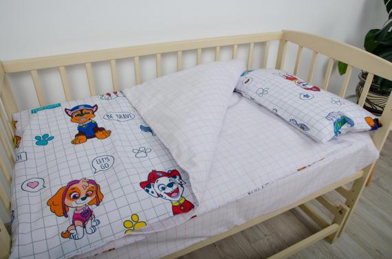 Фото Комплект детского постельного белья  ТЕПИК  1-3 года Друзья щенки