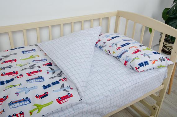 Фото Комплект детского постельного белья  ТЕПИК  1-3 года Большие автомобили
