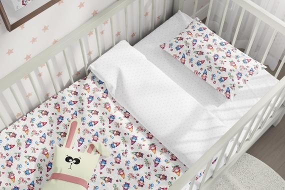 Фото Комплект детского постельного белья  ТЕПИК  1-3 года Веселые гномы