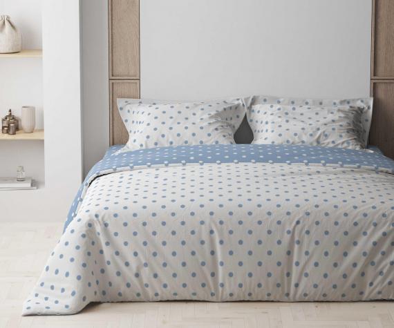 Фото Комплект постільної білизни  ТЕП  Light Blue Dots, 70x70 двоспальний