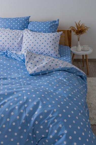 Фото Комплект постільної білизни  ТЕП  Light Blue Dots, 70x70 двоспальний