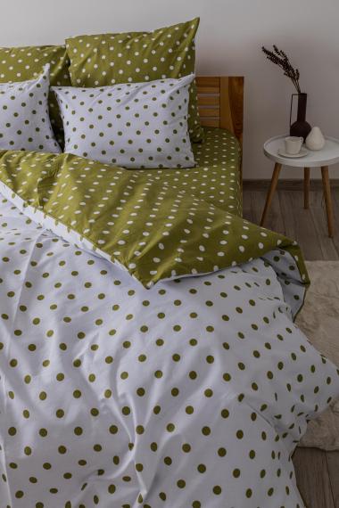 Фото Комплект постільної білизни  ТЕП  Olive Dots, 70x70 двоспальний