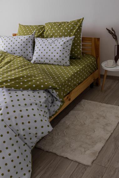 Фото Комплект постільної білизни  ТЕП  Olive Dots, 70x70 двоспальний