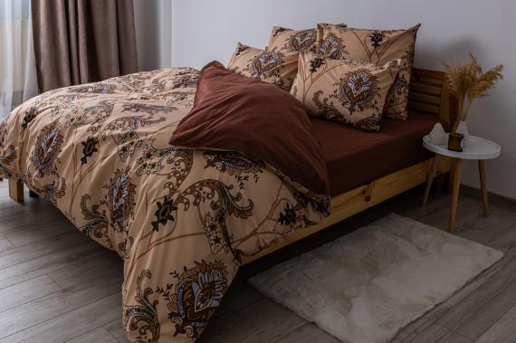 Фото Комплект постільної білизни ТЕП  Soft dreams  Chocolate Fusion, 70x70 двоспальний