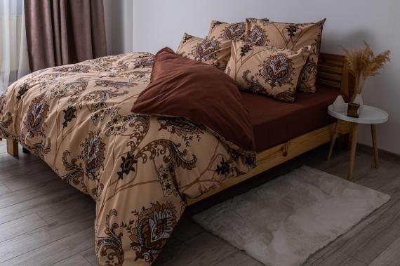 Фото Комплект постільної білизни ТЕП  Soft dreams  Chocolate Fusion, 70x70 євро