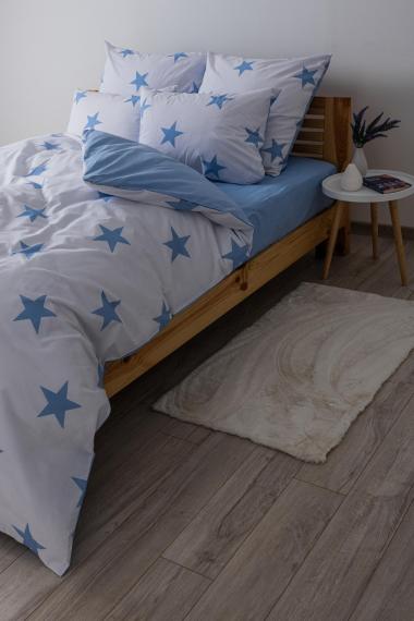 Фото Комплект постільної білизни ТЕП  Soft dreams  Morning Star Blue, 70x70 двоспальний