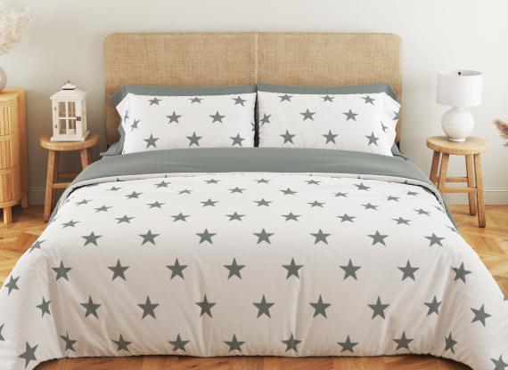 Фото Комплект постільної білизни ТЕП  Soft dreams  Morning Star Grey, 70x70 двоспальний