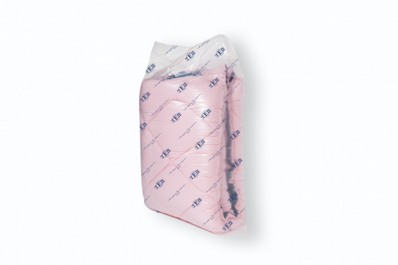 Фото Комплект Одеяло  WASHED COTTON  150*210 см Фламинго (комбинированный) (350 г/м2) + Подушка 50*70 см