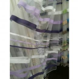 Фатин с широкими полосами трехцветный fatin-polosa-shirokaya Фиолетовый сиреневым