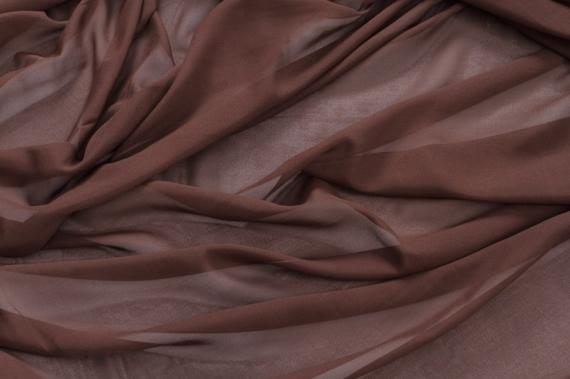 Фото Тюль креп Celica TK-1370 	коричневый, шоколадный