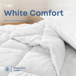 Одеяло  WHITE COMFORT  (350г/м2) (microfiber)