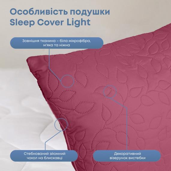 Фото Подушка  SLEEPCOVER LIGHT  50*70 см (650г) (microfiber) Бордовий