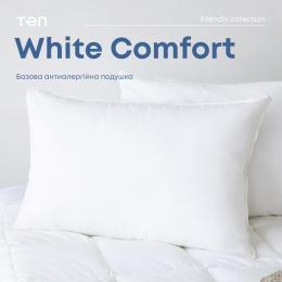 Подушка  WHITE COMFORT  (microfiber чехол не стёганный)