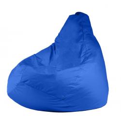 Кресло мешок пуфик груша синее ХXL 120х85 см