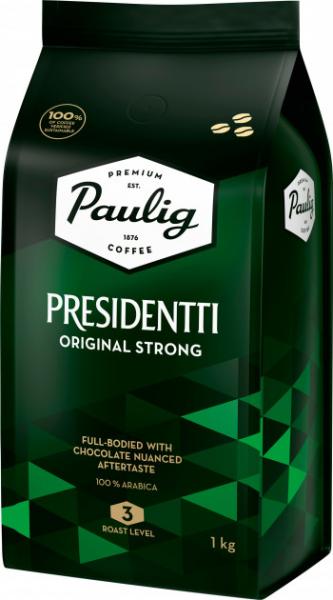 Кава в зернах Paulig Presidentti Original Strong 1 кг. купить в ...