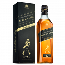 Виски Johnnie Walker Black label 12 лет 0,5л. в подарочной упаковке