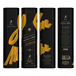 Виски Johnnie Walker Black label 12 лет Limited Edition TIN 0,7 л. в металлической упаковке