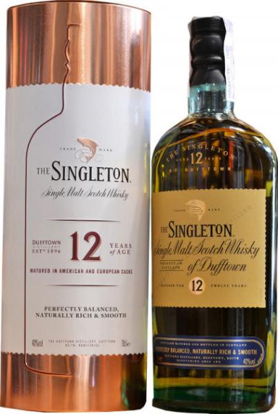Віскі The Singleton of Dufftown 12 років 0,7 л. 40% в металевому тубусі ...