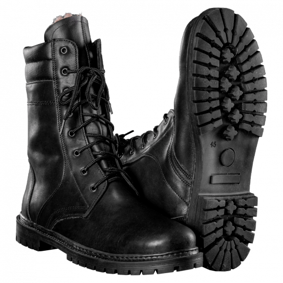 Фото Берці LP Натуральне хутро Black