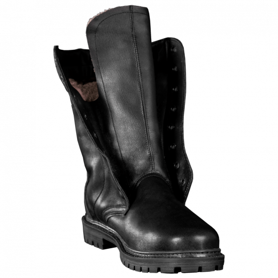 Фото Берці LP Натуральне хутро Black