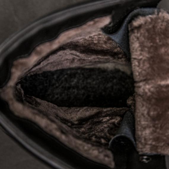 Фото Берці LP Натуральне хутро Black