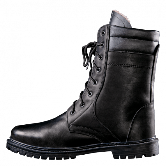 Фото Берці LP Натуральне хутро Black