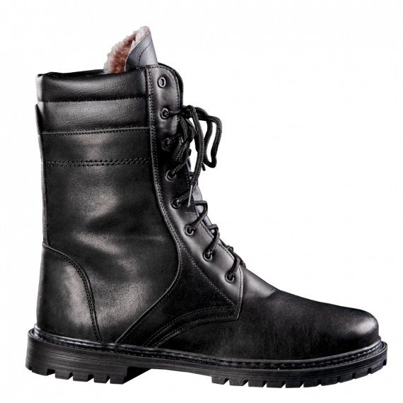 Фото Берці LP Натуральне хутро Black