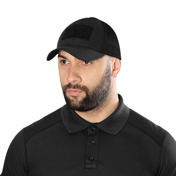 Фото Бейсболка Tactic Mesh Rip-Stop Stretch Чорна