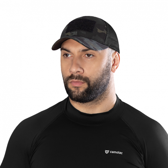 Фото Бейсболка Tactic Mesh Twill MC Black
