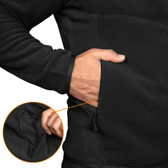 Фото Флісова кофта Patrol 2.0 (perf.) H100 Чорна