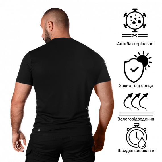 Фото Футболка Chiton Patrol Чорна