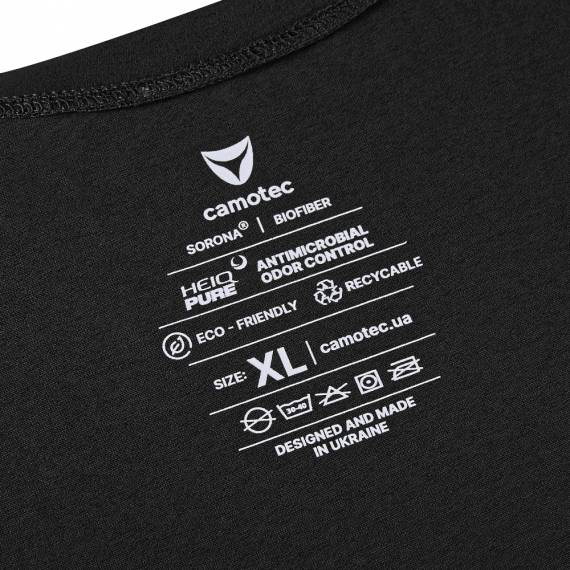 Фото Футболка Pani Totem Logo V-neck Чорна